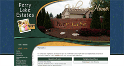 Desktop Screenshot of perrylakeestates.com